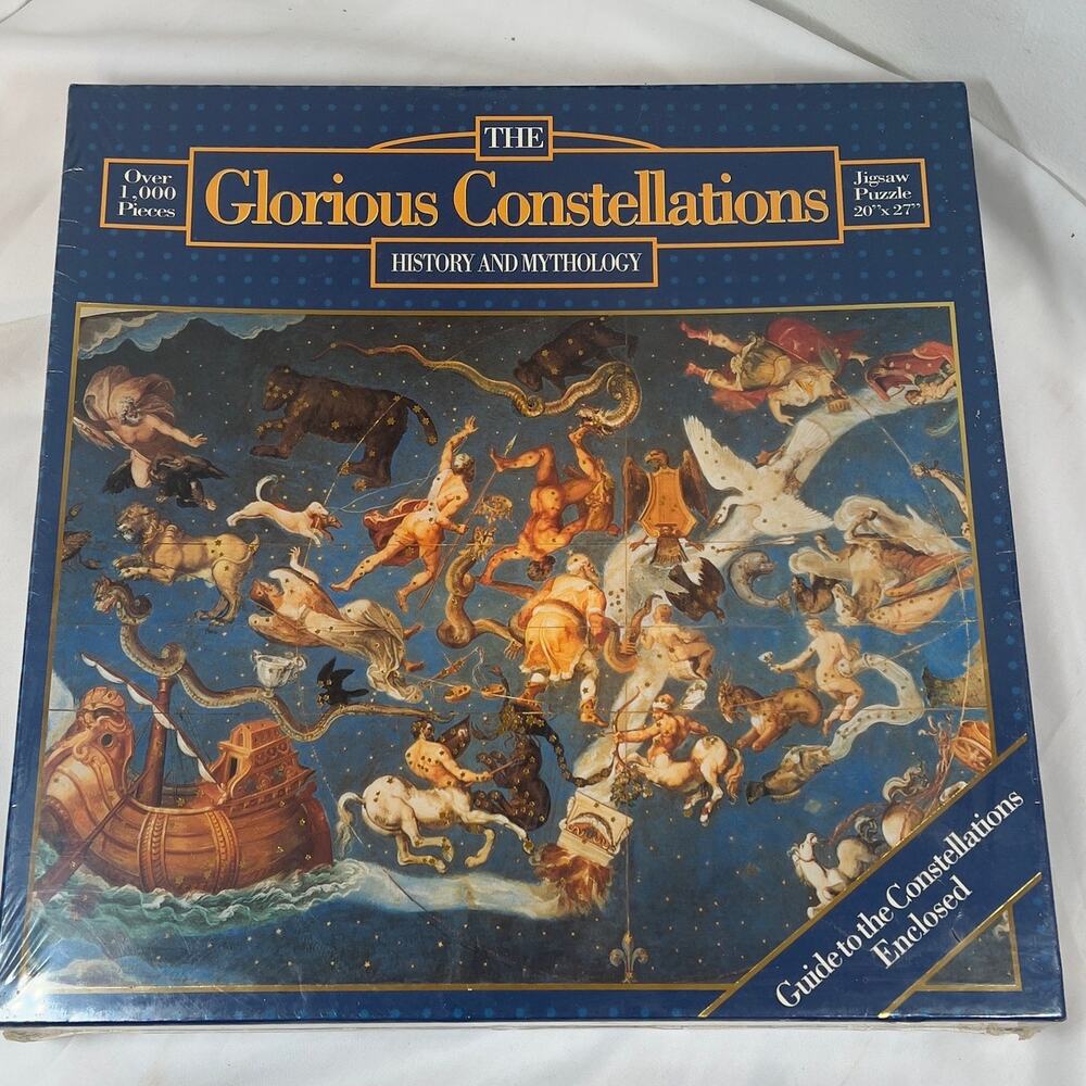 Vintage 1995 The Glorious Constellations Jigsaw Puzzle 20 x 27 Factory Sealed